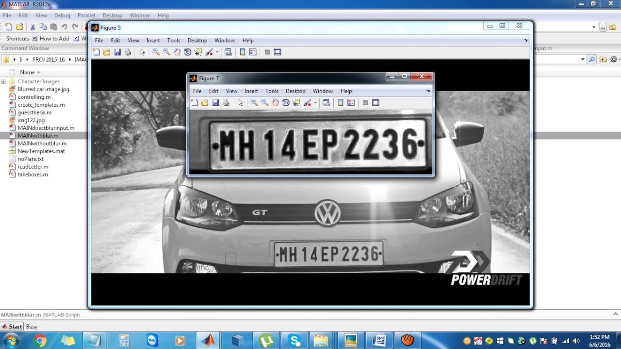 Matlab Code For Number Plate Recognition